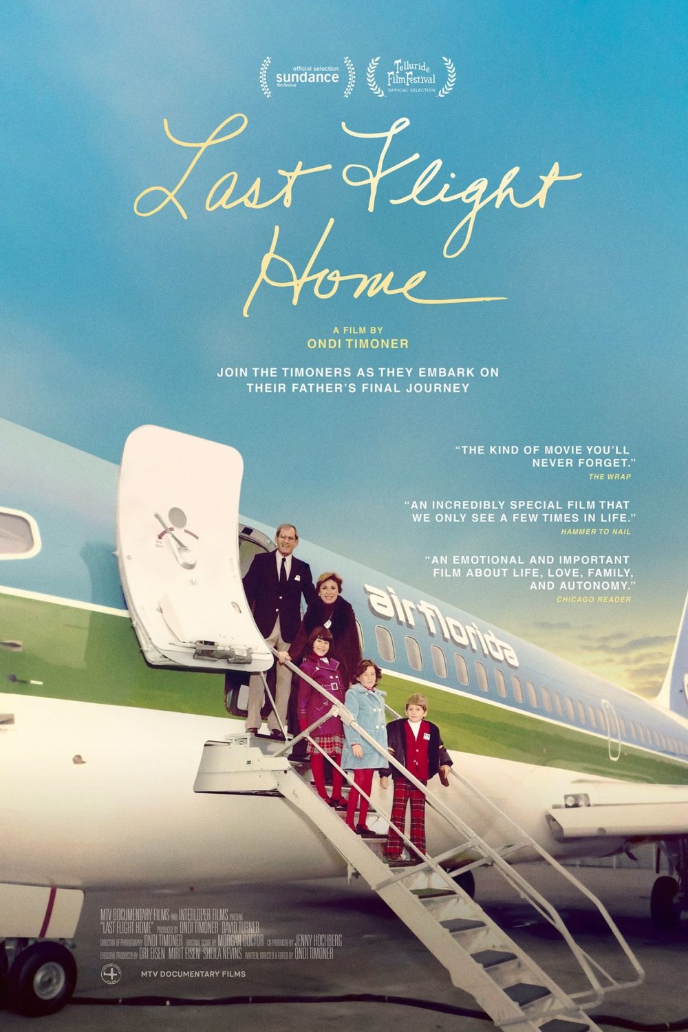 L'affiche du film Last Flight Home