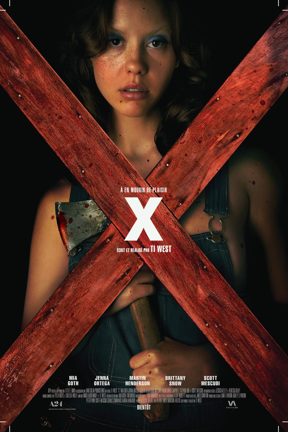 L'affiche du film X v.f.
