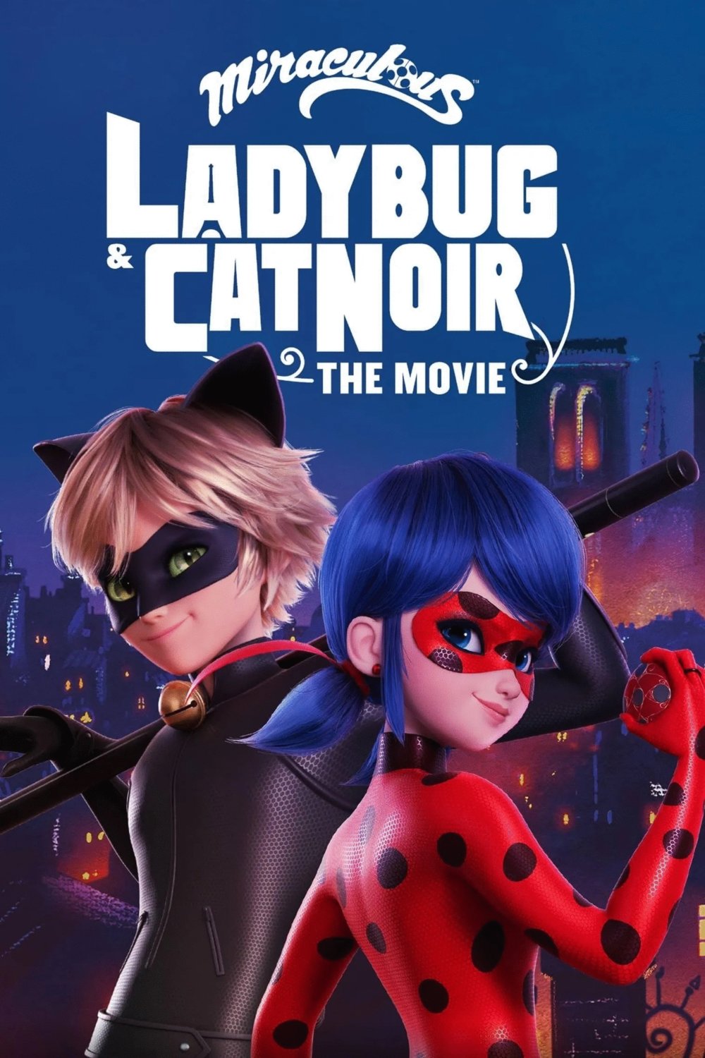 L'affiche du film Miraculous: Ladybug and Cat Noir, the Movie