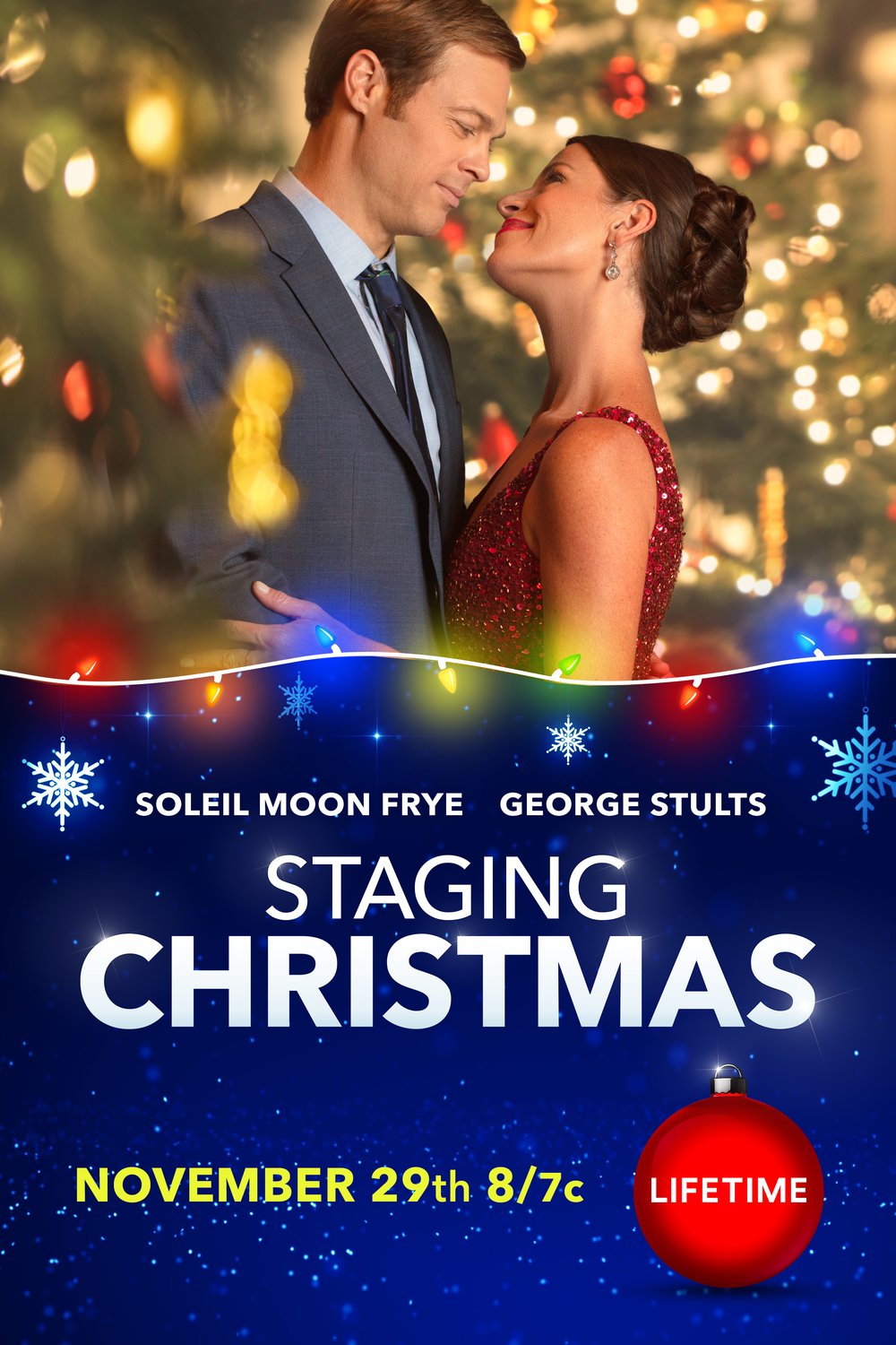 L'affiche du film Staging Christmas
