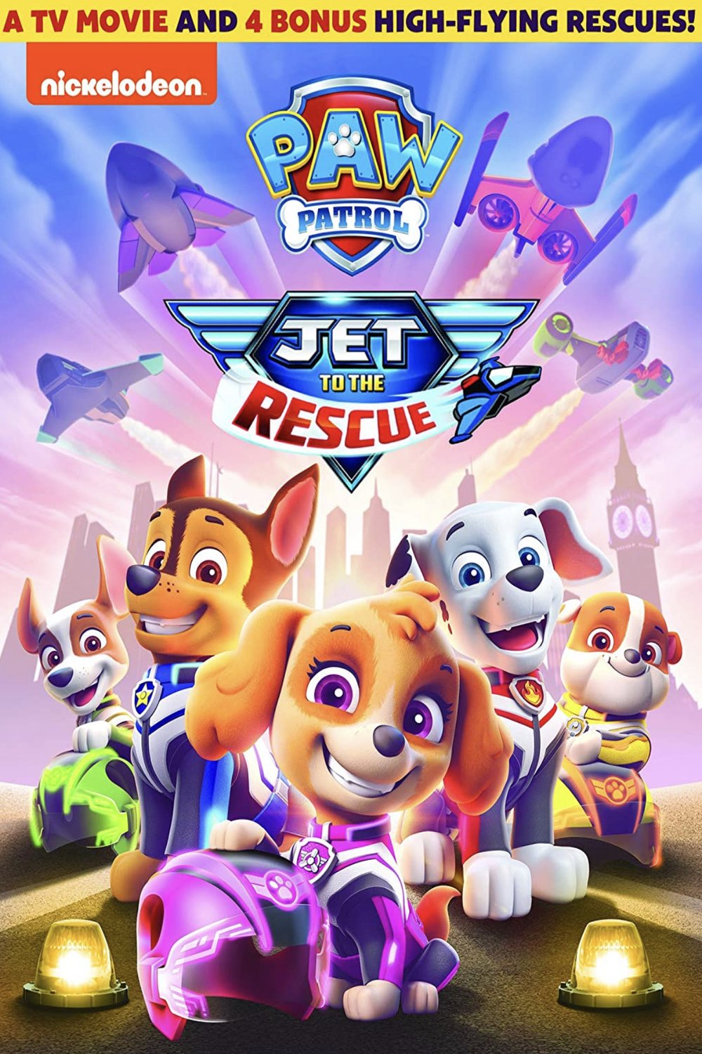 L'affiche du film Paw Patrol: Jet to the Rescue