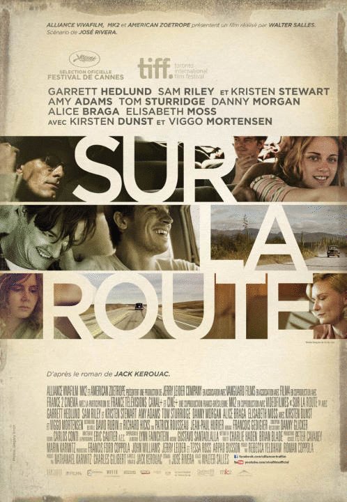 L'affiche du film Sur la route