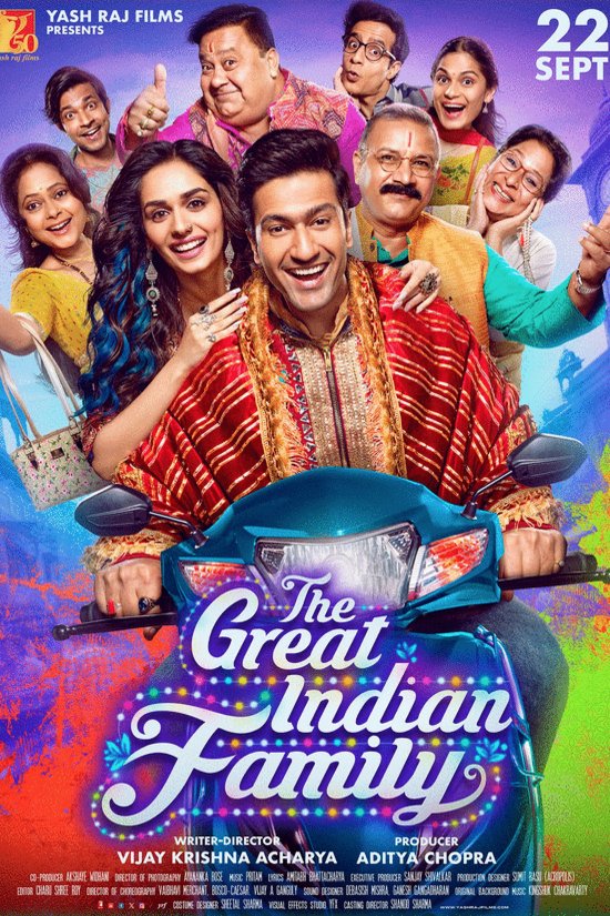 L'affiche du film The Great Indian Family