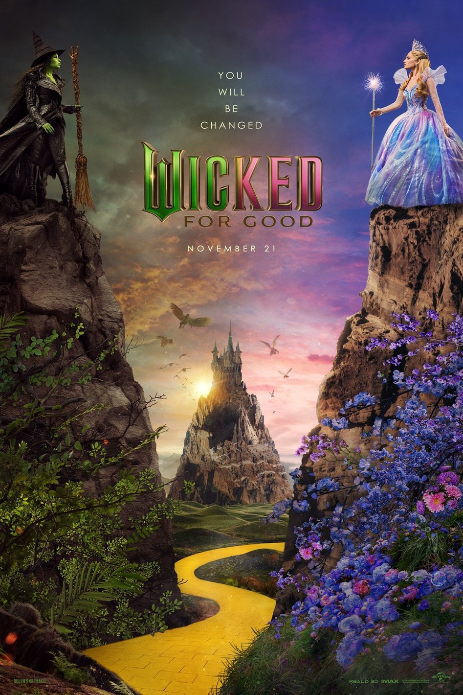 L'affiche du film Wicked: For Good [2025]